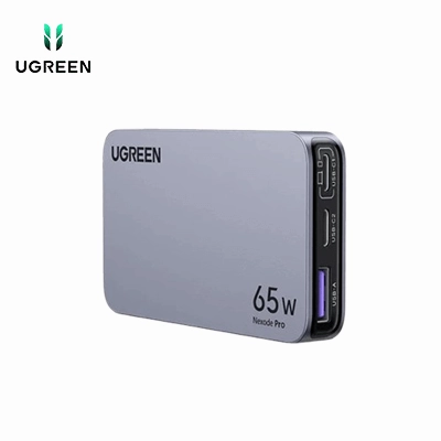 Deal of the Day Todays Steal Ugreen Nexode Pro 65W 3-Port Gan Ultra-Slim Charger