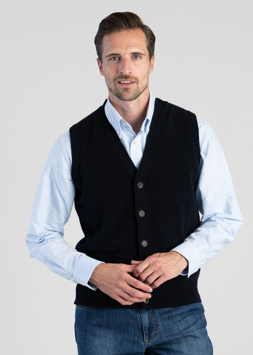 Lambswool 2 Ply Waistcoat Steal the Deal Now Shop Grab Savings