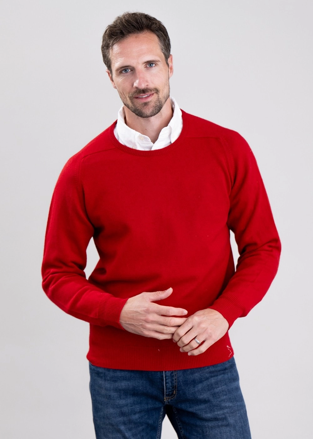 Leven 2 Ply Lambswool Crew Neck Daily Special Offer Shop Grab Now