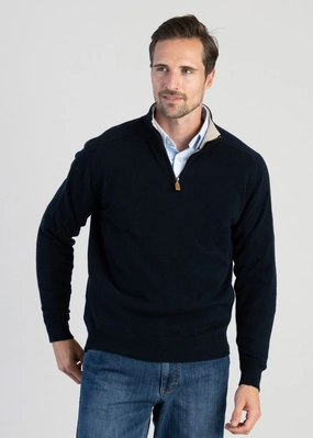 Shop Now Save Cashmere 2 Ply Zip Neck Sweater