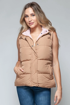 Mega Savings Now Special Occasion Discount Snobbish Snap And Zip Closure Hooded Vest