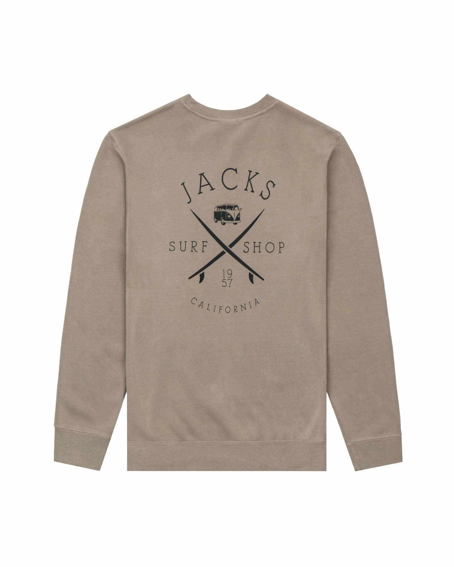 Bus Stop Pigment Crewneck Sweatshirt - Pigment Cement Mega Discount Event