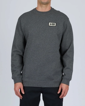 Top Stitch Crewneck Fleece - Gunmetal/Heather Best Price Today