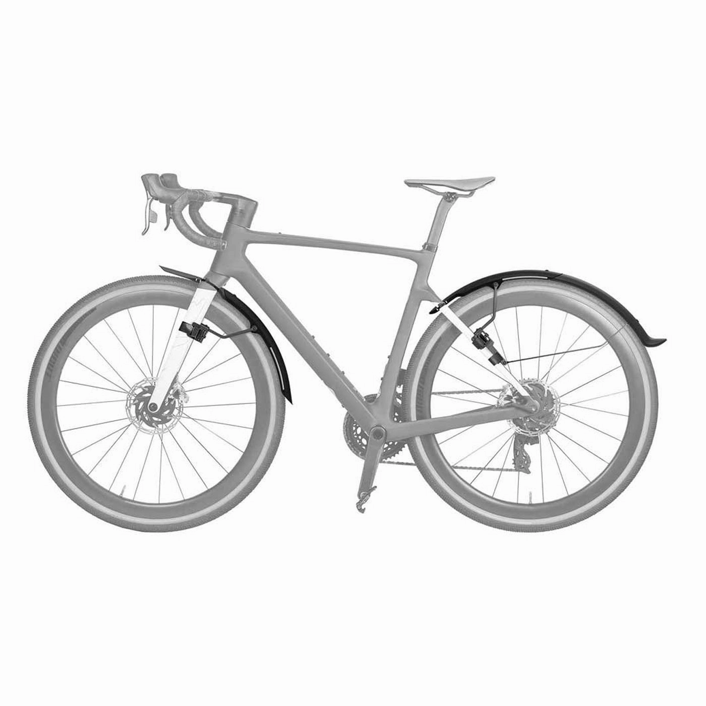 Topeak Tetrafender Mudguards Set - Black