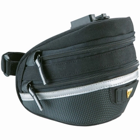 Topeak Wedge Pack II Seat Bag with F25 Fixer and Rain Cover, Medium
