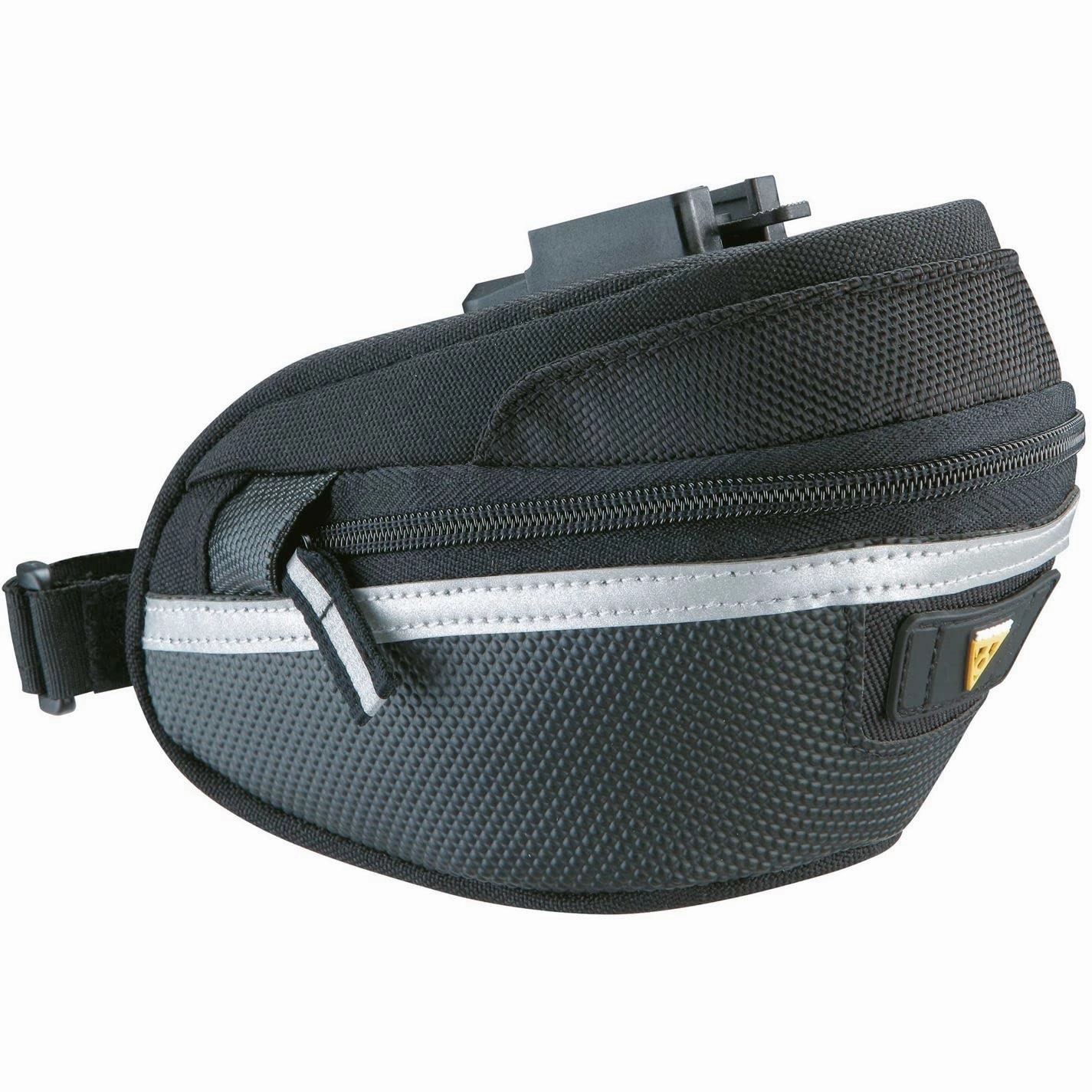 Topeak Wedge Pack II Seat Bag with F25 Fixer and Rain Cover, Medium