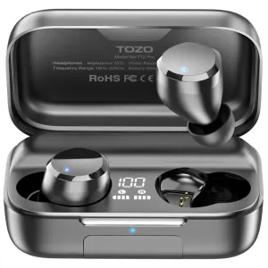 Mega Discount Event Tozo T12 Pro Wireless Earbuds - Black