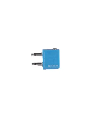 Save More Online Travel Blue On-Board Headphone Adaptor