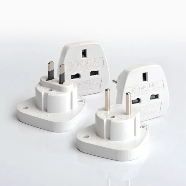 New Arrival Discount Travel Blue World-Wide Adaptor Set (Non Earthed)
