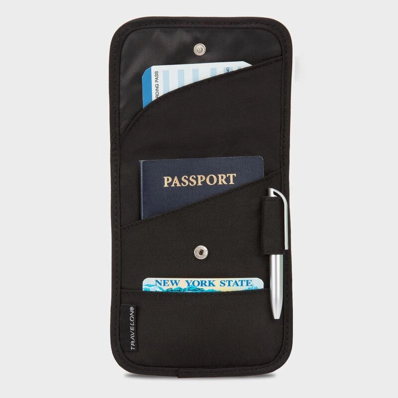 Big Price Drop Travelon Id And Boarding Pass Holder W/Snap Closure