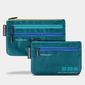 Today Only Discount Alert Travelon World Travel Essentials Set Of 2 Currency & Passport Organizers
