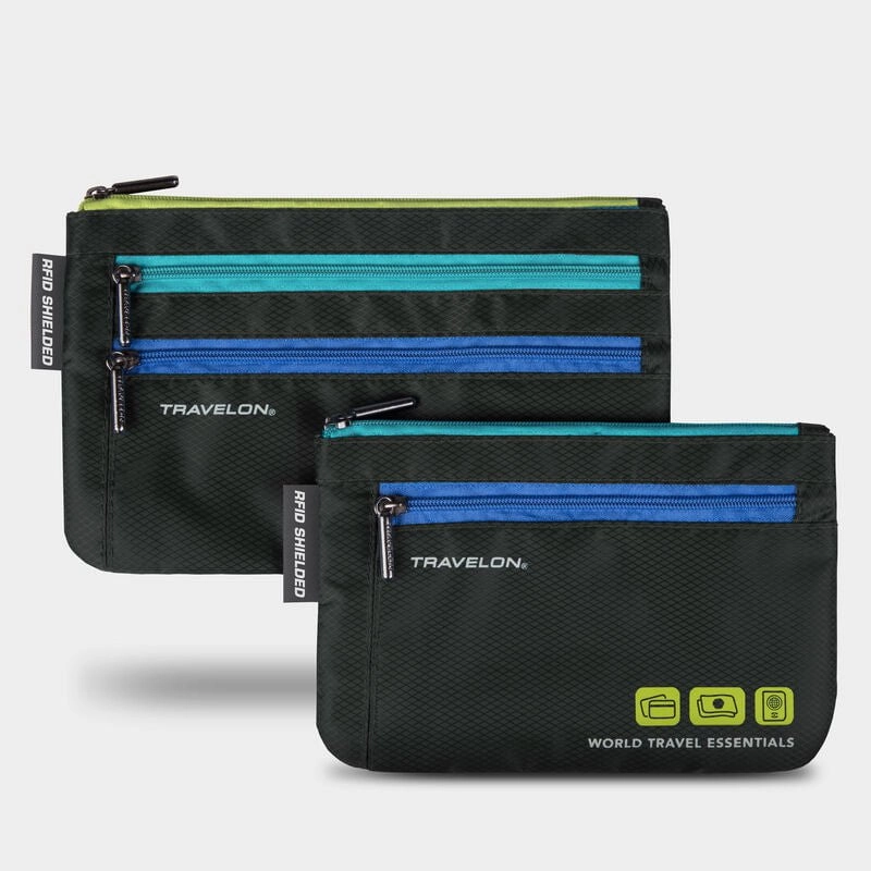 Travelon World Travel Essentials Set Of 2 Currency & Passport Organizers Daily Special Offer Online Exclusive Savings
