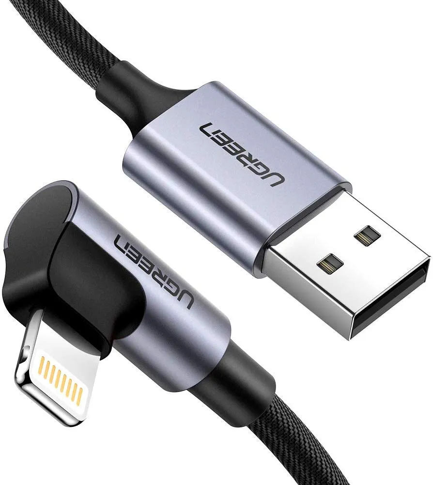 Price Slash Today Flash Discount Today Ugreen 90 Degree Lightning To Usb A Cable