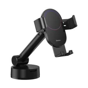 Baseus Simplicity Gravity Car Mount Holder With Suction Base - Black Dont Miss Big Savings