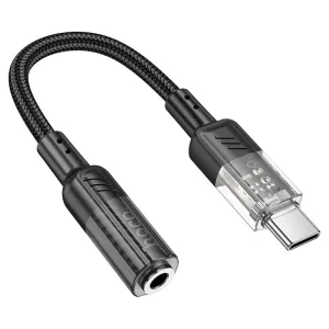 Hoco Ls37 Spirit Type-C To 3.5Mm Audio Converter Adapter Black Todays Best Deal