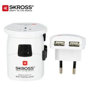 Skross Travel Adaptor Pro   Usb Limited Time Sale