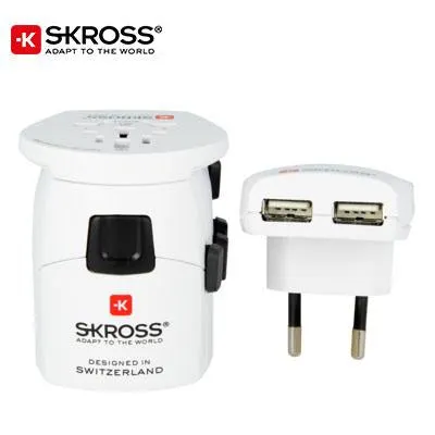 Skross Travel Adaptor Pro   Usb Limited Time Sale