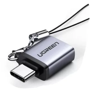 Ugreen 50283 Type C Male To Usb 3.0 A Adapter With Lanyard - Space Gray Price Drop Frenzy Special Offer Inside