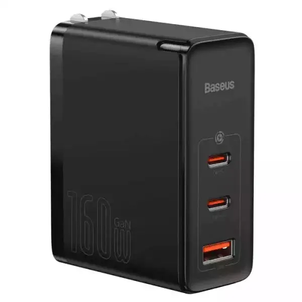 Baseus Gan5 Pro Digital Fast Charger 2C U 160W Cn With Superior Series Fast Charging Data Cable Type-C To Type-C 240W48V/5A1M Black Steal the Deal Now MustHave Steals