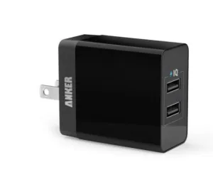 Anker Powerport 2 Lite Charger White Eu Plug (Not Foldable) - Black MustHave Steals