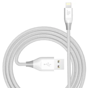 GiftWorthy Sale Clearance Event Alert Tronsmart Lta13 Double Braided Nylon Lightning Cable (4Ft/1.2M) - Light Grey