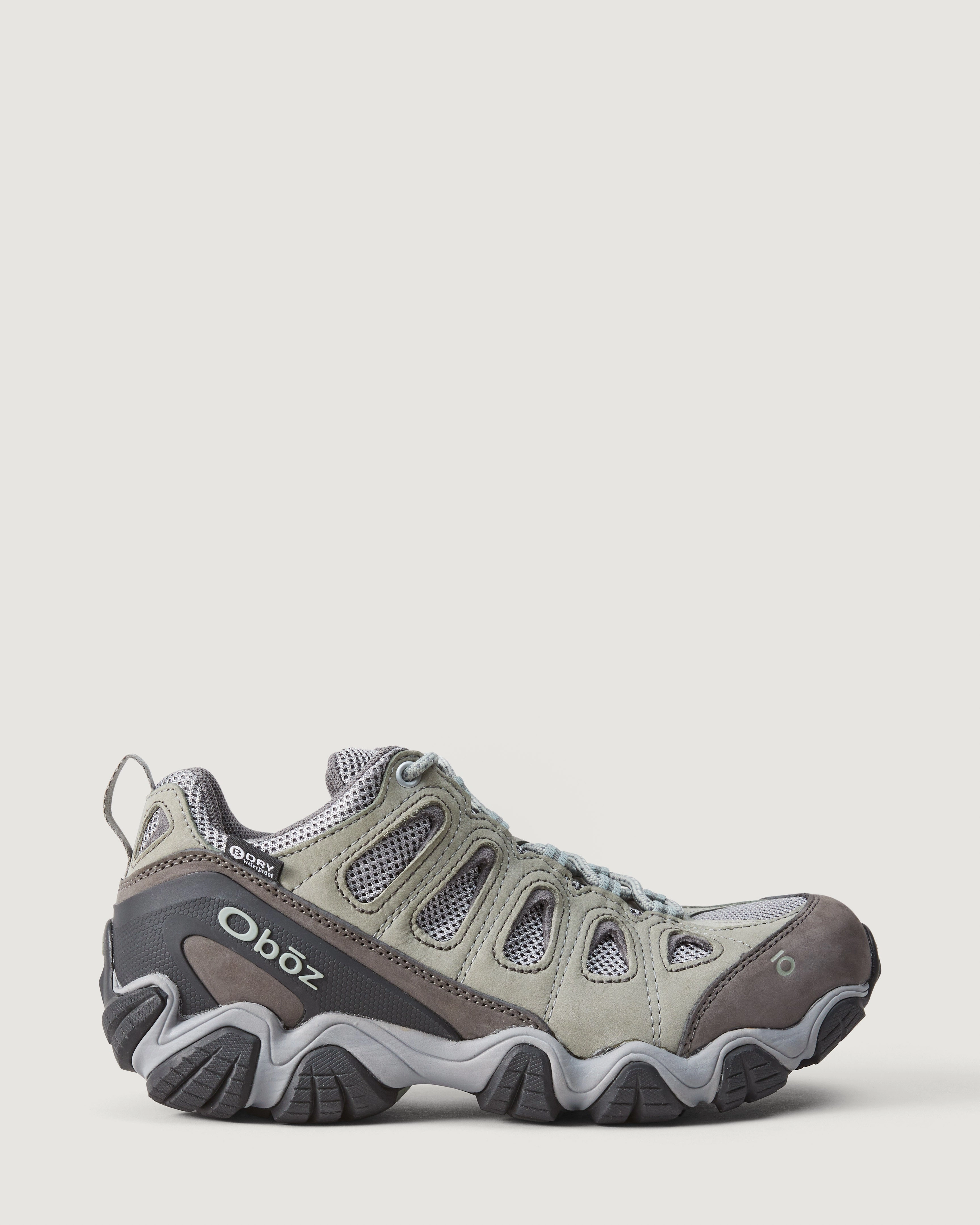 Clearance Event Alert Women'S Oboz Sawtooth Ii Low Waterproof Hiking Shoes - Frost Gray/Sage