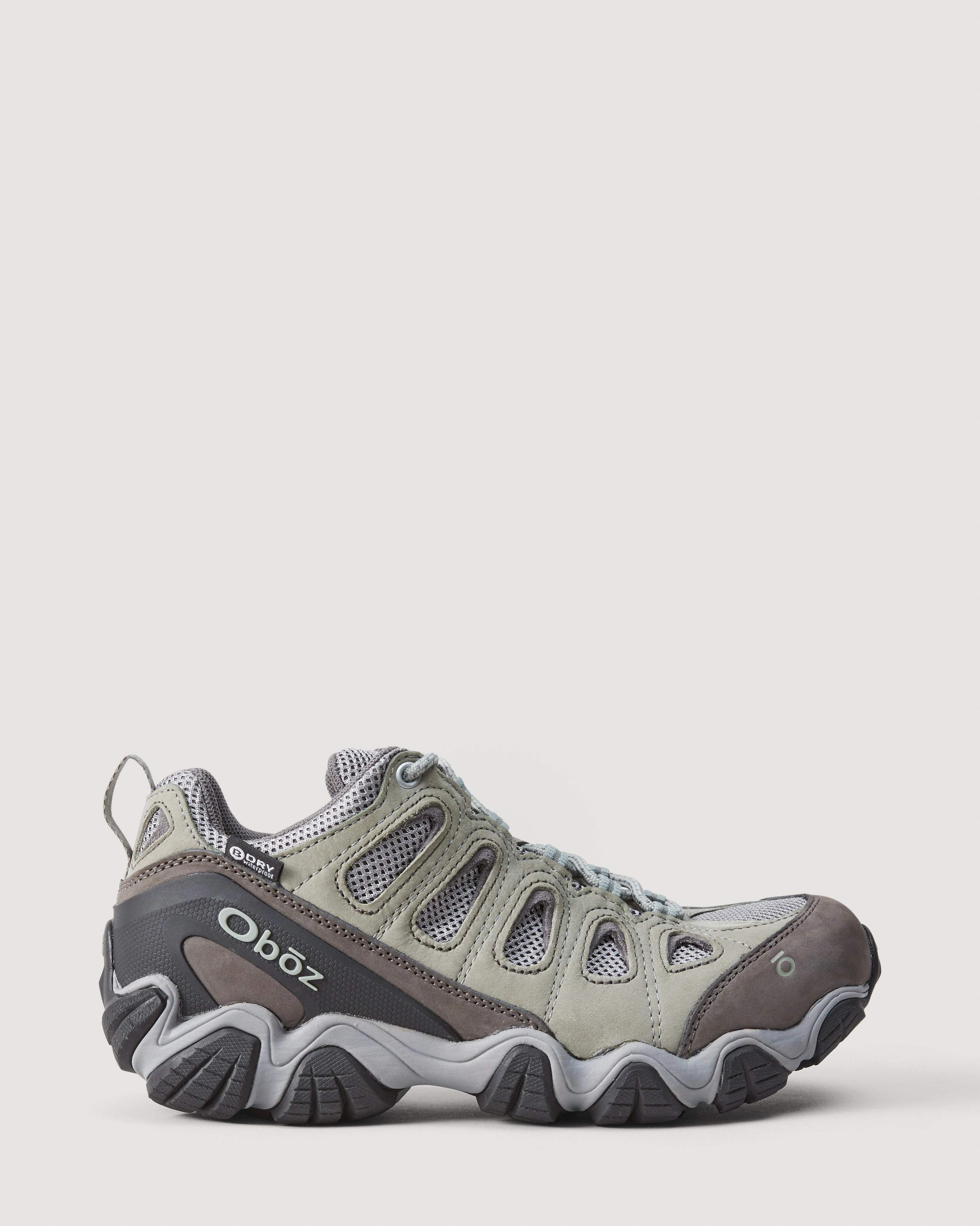 Shop Grab Now Women'S Oboz Sawtooth Ii Low Waterproof Hiking Shoes - Frost Gray/Sage