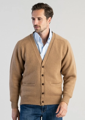 Datchet Camelhair V-Cardigan Surprise Discount Today Daily Special Offer