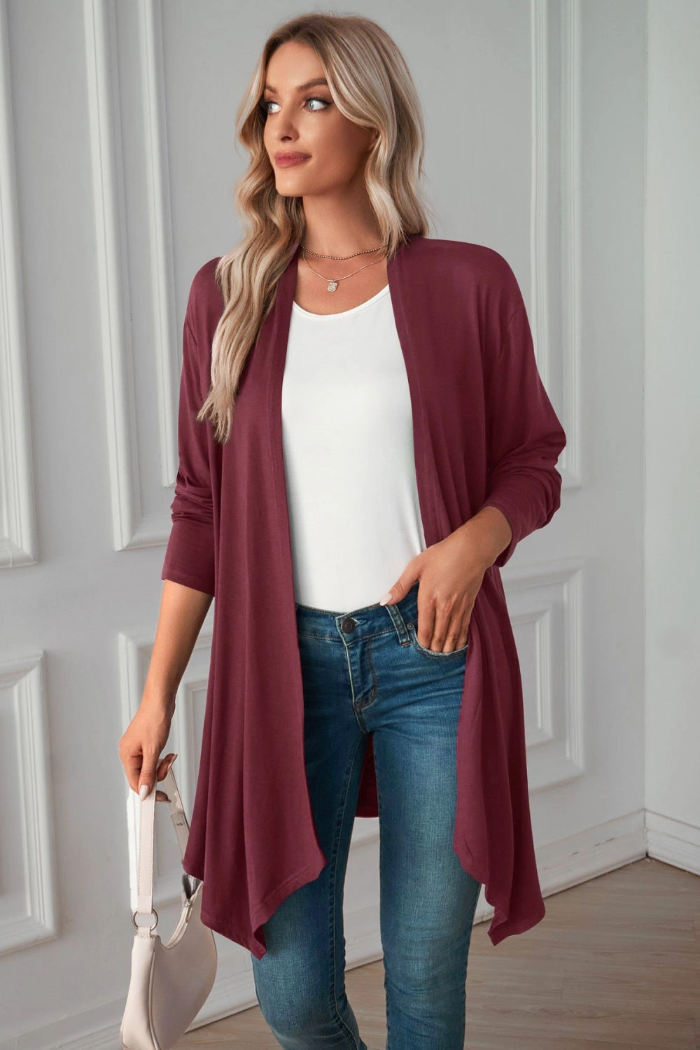 Dont Miss Todays Deal Dont Miss Big Savings Open Front Long Sleeve Cardigan