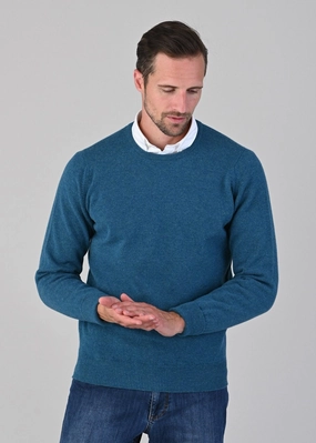 Clearance Event Shop Hot Picks Rob 2 Ply Lambswool Crew Neck