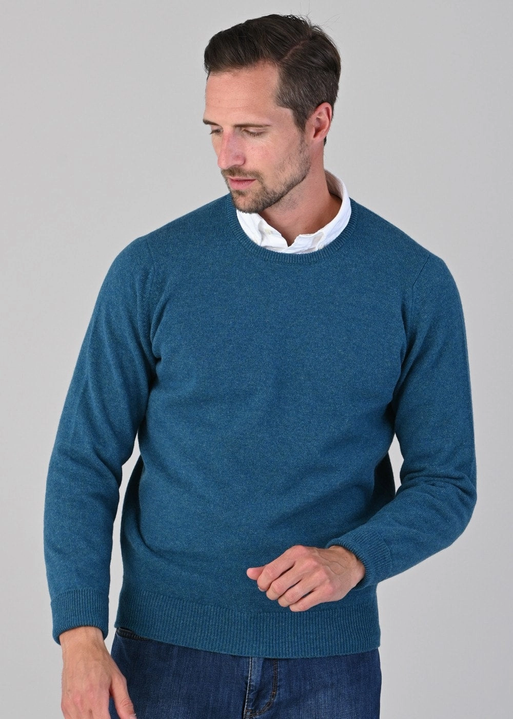 Special Price Offer Trending Now Discount Rob 2 Ply Lambswool Crew Neck