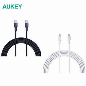 Aukey Cb-Ncc1 1M Nylon Braided Usb C To C Cable Shop Grab Savings