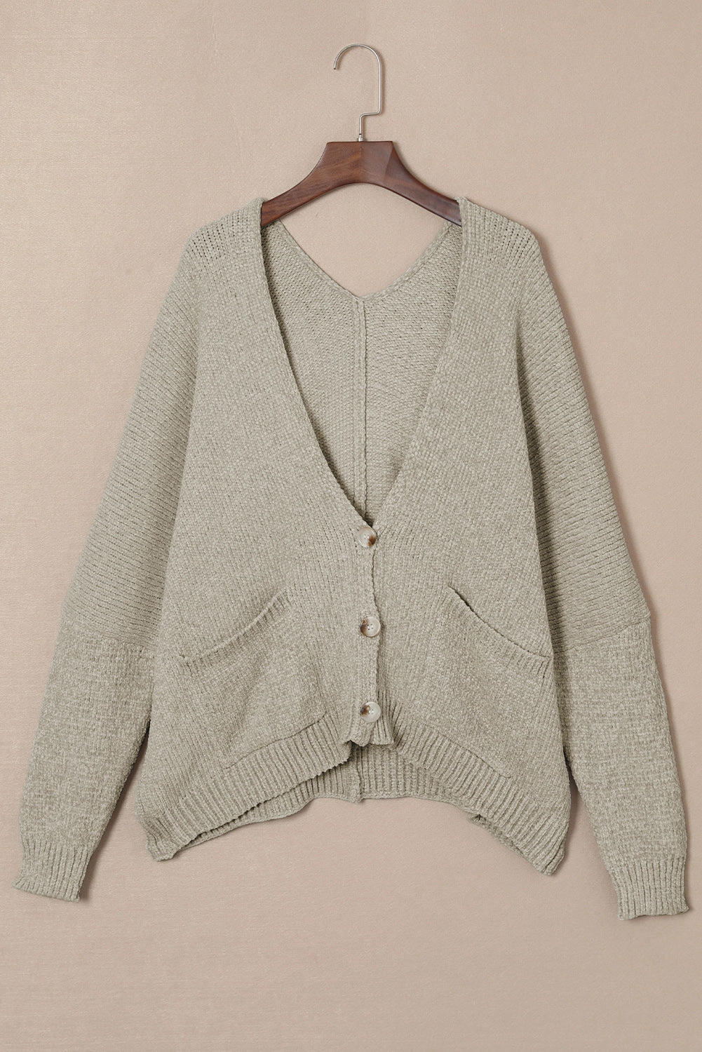 Button Down Cardigan With Pockets Special Surprise Sale