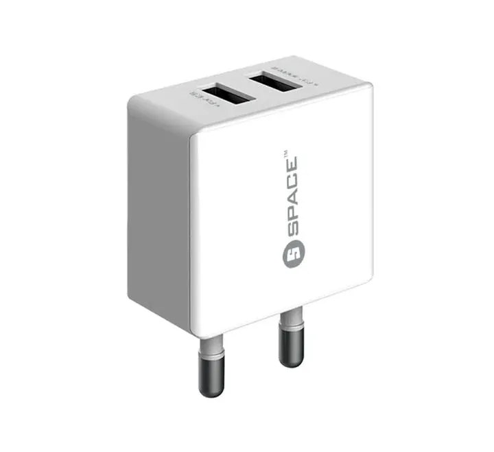 Space Wc-101 Dual Port Usb 2.4A Wall Charger With Micro Usb Cable Exclusive Online Discount