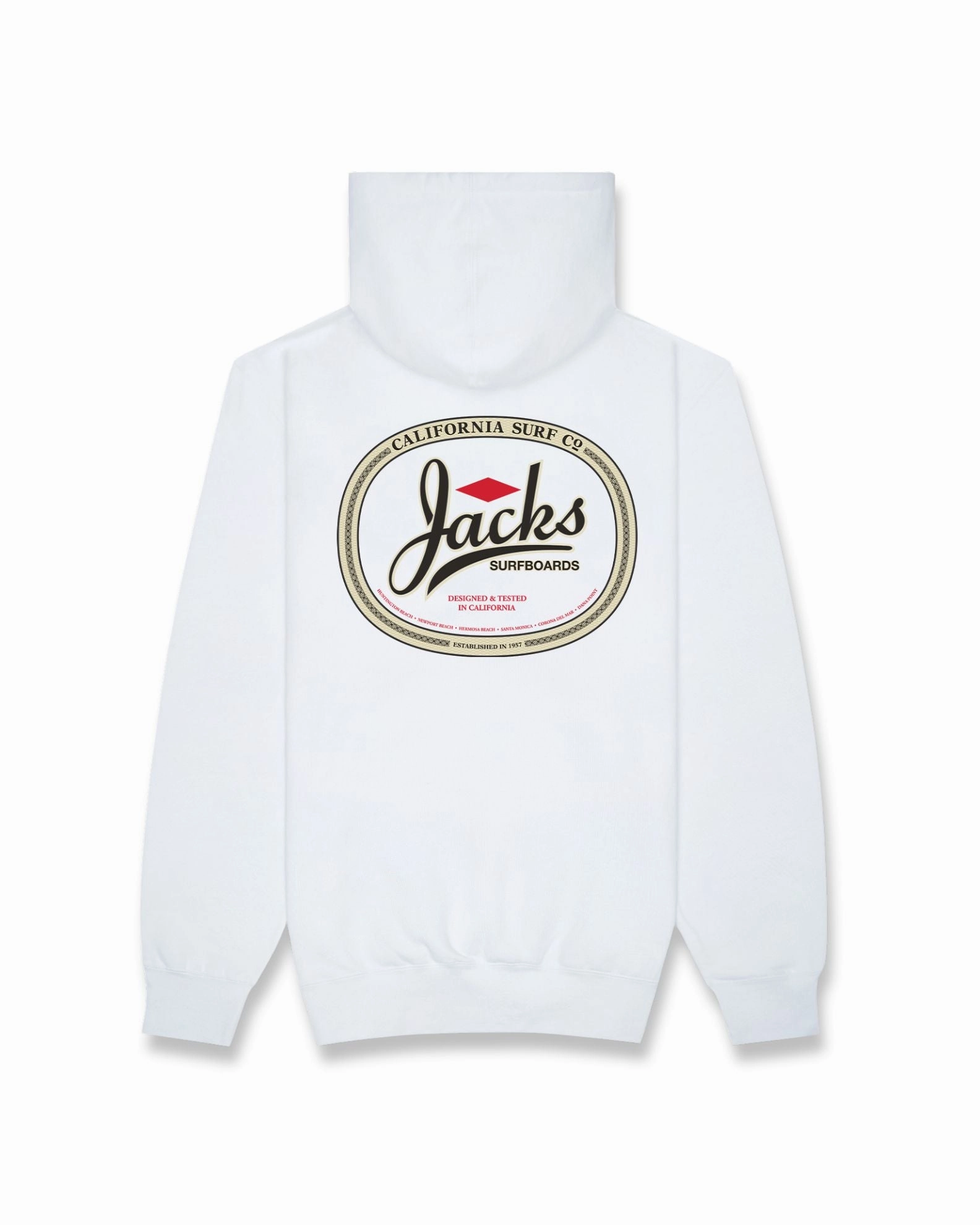 Trenton Classic Pullover Hoodie - White Exclusive Online Discount