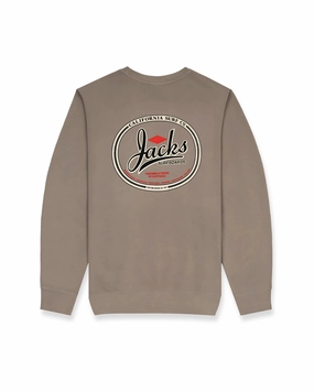 Trenton Pigment Crewneck Sweatshirt- Pigment Cement Grab Save Today Hot Sale Alert