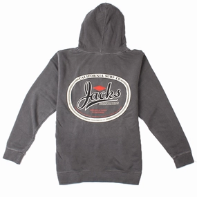 Hot Item Clearance Trenton Pigment Dyed Pullover Hoodie 25' - Black