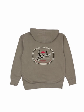 Trenton Pigment Dyed Pullover Hoodie 25' - Cement Best Deal Today
