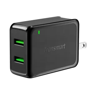 New Arrival Discount Price Drop Frenzy Tronsmart 2 Port Qualcomm Qc 3.0 Fast Charger In Both Ports Us Plug W2Tf