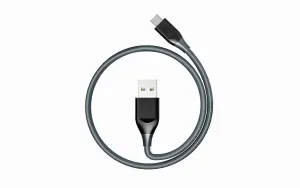 Tronsmart Atc6 Braided Nylon Usb-C To Usb-A Charging &Amp; Syncing Cable 3Ft X 1 - Grey/Black Hot Clearance Now