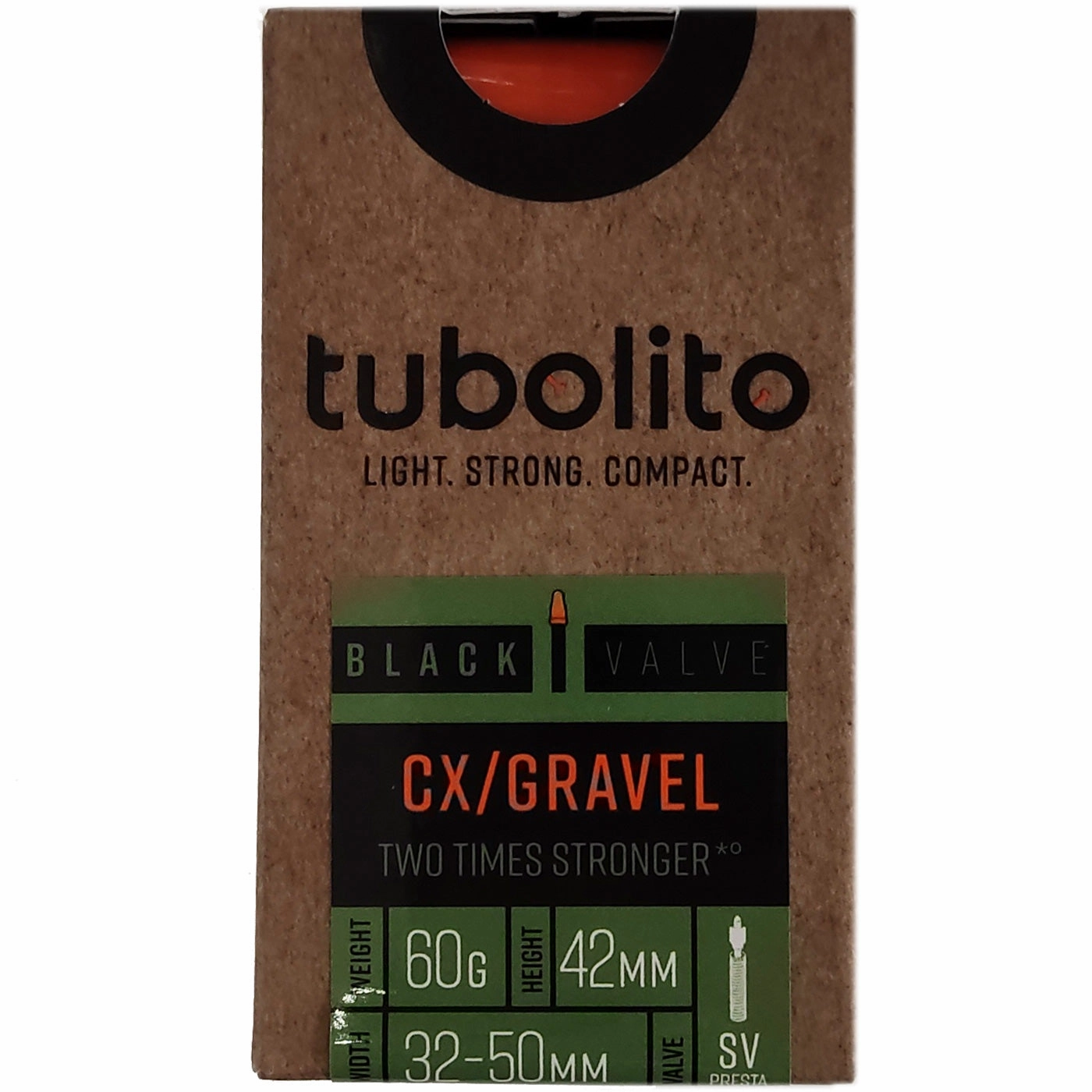 Tubolito Black Valve CX/Gravel Inner Tube - 42 mm Valve 