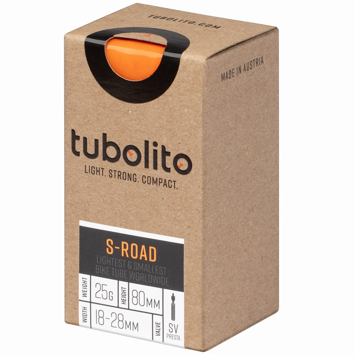 Tubolito S-tubo road 700x18/28c inner tube - Valve 80 mm