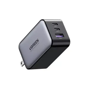 Ugreen 10334 Nexode 65W Usb C Gan 3 Ports Wall Charger Us Plug Black Today Only Hot Pick