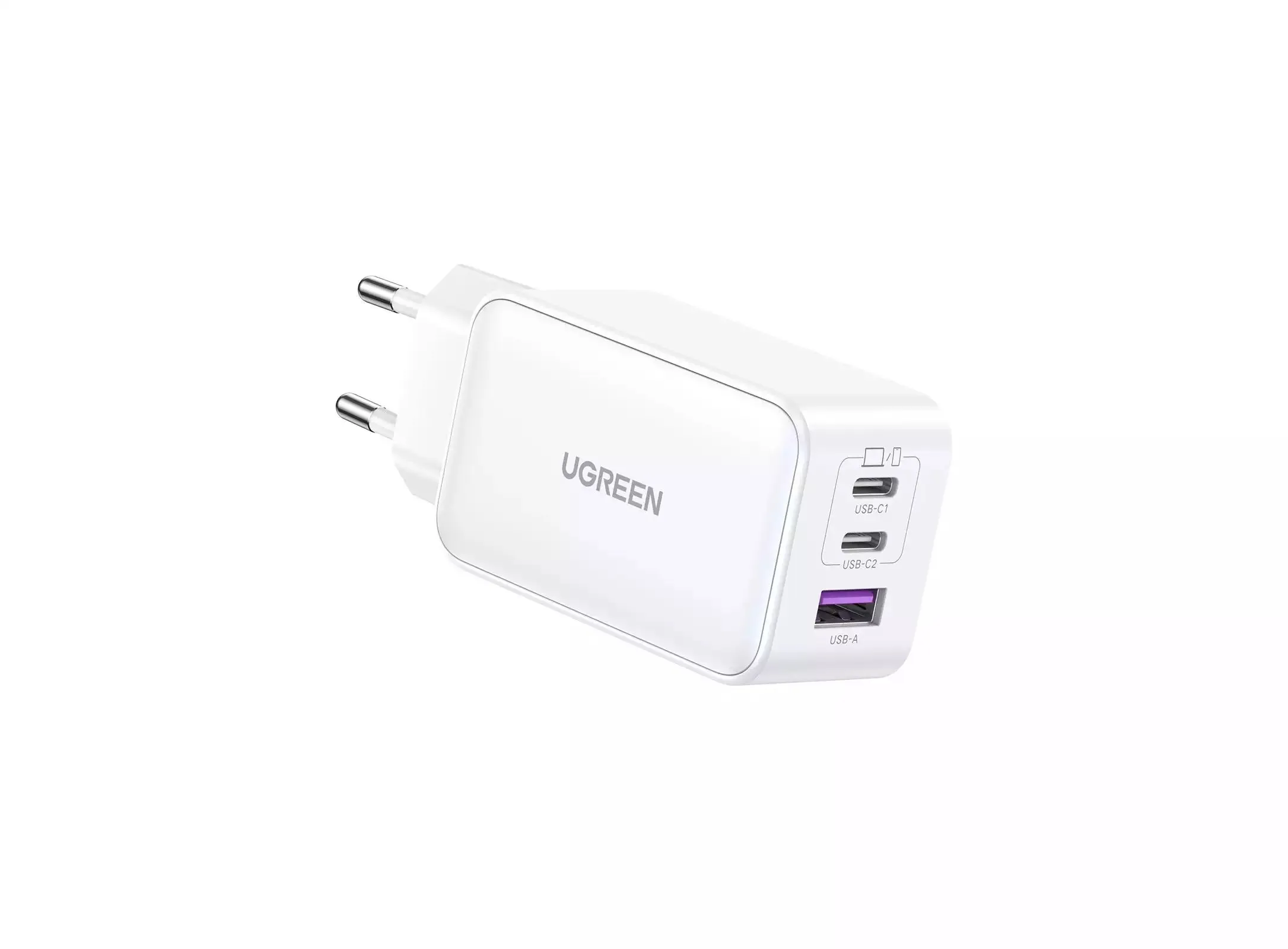 Ugreen 15334 65W 3 Port Pd Gan Fast Nexode Charger Eu Plug White Special Steal Event Limited Time Discount