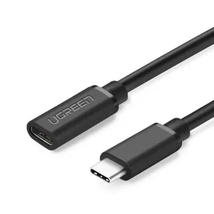Ugreen 40574 Usb Type C 3.1 Male To Female Cable 0.5M - Black Exclusive Online Discount Save More Online