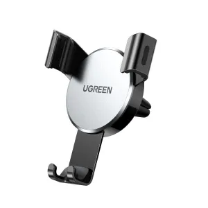 Ugreen 40907 Gravity Drive Air Vent Mount Phone Holder - Silver Shop Grab Savings