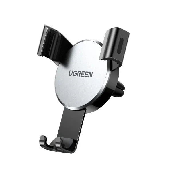 Ugreen 40907 Gravity Drive Air Vent Mount Phone Holder - Silver Shop Grab Savings
