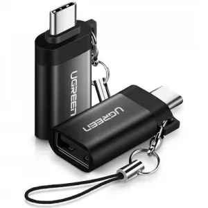 Surprise Discount Today Ugreen 50283 Type C Male To Usb 3.0 A Adapter With Lanyard - Black