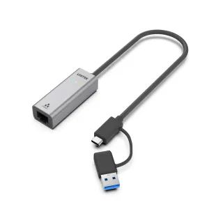 Price Slash Today Unitek U1313C Hybrid Usb-C/ Usb-A To 2.5G Gigabit Ethernet Adapter