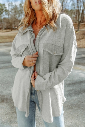 Dropped Shoulder Collared Jacket Shop the Savings Now Mega Discount Today